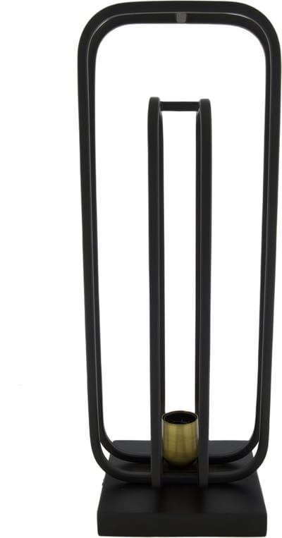 DKNC - Tafellamp Trondheim - Metaal - 20.5x20.5x53cm - Zwart
