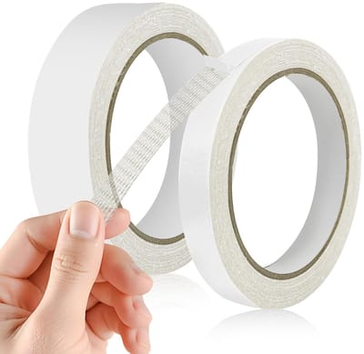 Dubbelzijdige textieltape voor kleding, sterke hechting, ideaal voor gordijnen, jurken en jeans - 2 stuks, veelzijdig en duurzaam.