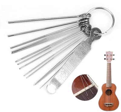 Dailygoods - Gitaarmoervijlset 14 in 1 - Professionele Tool Kit voor Gitaar en Ukelele