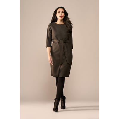 Ziana Lurex Jurk Bruin