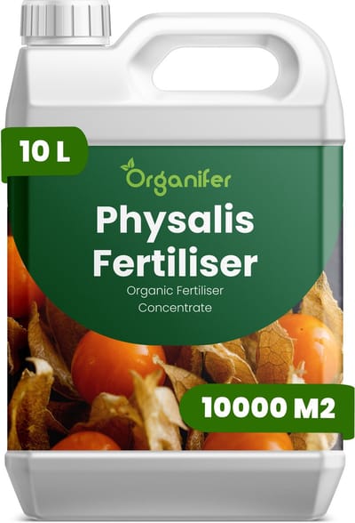 Vloeibare Meststof Voor Physalis 10 L Voor 10000 M2 - Npk 2-1-8 - Gelijkmatige Groei - Compacte Plantstructuur - Betrouwbare Vruchtzetting - Vruchtstevigheid - Sterk Wortelstelsel - Hittebestendig - Continue Vruchtproductie - Organifer