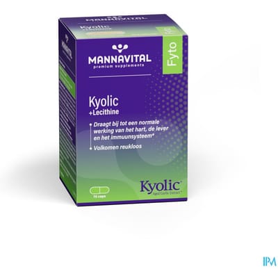 Mannavital Kyolic + Lecithine Caps 75