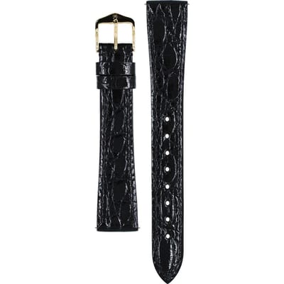 Hirsch 01808050-1-17 Genuine Croco Horlogeband