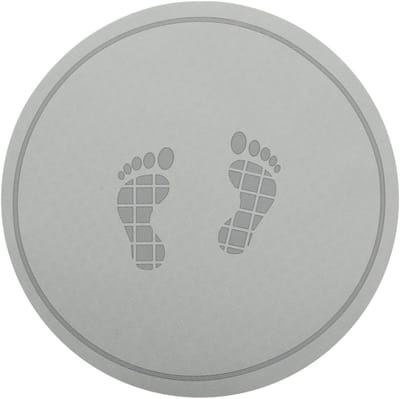 Geluiddempende Springmat - Oefenmat Fitnessmat - Thuis Sporten - Antislip Ontwerp - 58 x 58 cm - Lichtgrijs