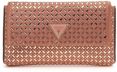 GUESS Avondtas Koppeling Zalina Mini Pouch Bronze Brons