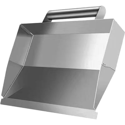 Roestvrijstalen Pleisterspaan Efficiënt Muurpleistergereedschap Mortelspreider voor Kantoor zilver