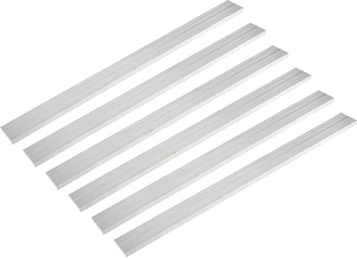 Aluminium Platte Staven - Vierkante Profielen - Industriële Bouw - 6061 Legering Sterk - 6x25x305 mm - Zilver