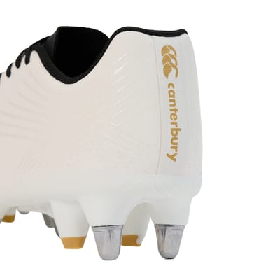 Canterbury Unisex Adult Stampede Groundbreak Team Gestempelde Zachte Grond Voetbalschoenen (Wit)