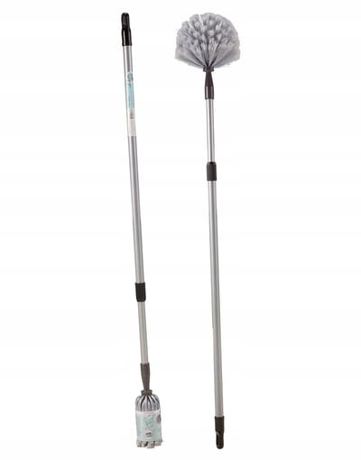 Koopman - Telescoop Stoffer - Grijs - 159cm - Ergonomisch