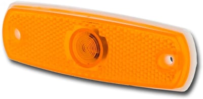 Hella Zijmarkering met Reflector Rechthoekig Inbouw Oranje