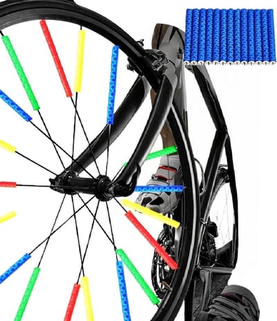 Spaak Fietsreflectoren Fietswiel 12 Stuks I Spaakreflectoren I Wiel Reflectoren I Glow In The Dark I Blauw