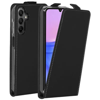 Accezz Hoesje - Geschikt voor Samsung Galaxy A15 (4G) / A15 (5G) - Flipcase - Zwart
