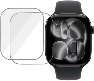 2x Screenprotector geschikt voor Apple Watch 42mm - Folie Screen Protector