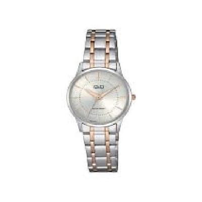 Q7Q by Citizen - qz61j401y Dames horloge - 30 mm - Zilver