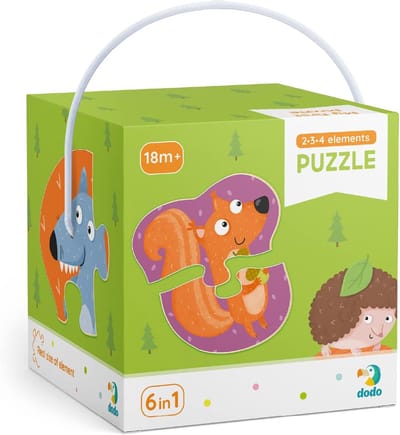 Legpuzzels 2-3-4 - Kinderpuzzel Sets - Ontwikkeling Kleintjes - Grote Stukjes - 12x12x12 cm - Meerkleurig