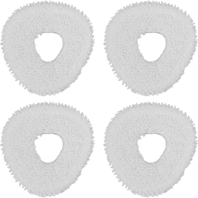4 Stuks Dweildoek voor J3 Robotstofzuiger Accessoires Herbruikbare Huishoudreiniging Dweil Doek white