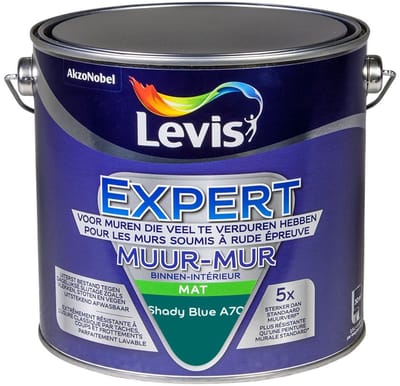 Levis - Expert Muur Binnen Mix - Shady Blue A70 - Mengverf - 2,5 L