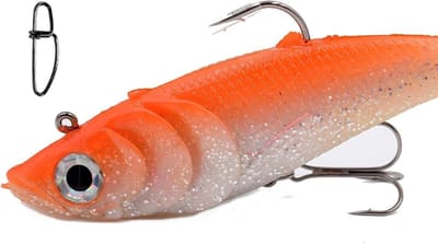 Grote Rubber Vis Set 20 cm XXL Kunstaas voor Snoek, Baars en Kabeljauw