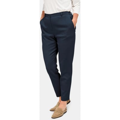 Comfortabele ribbroek comfort model - marine - Gr. 40 van Goldner Fashion
