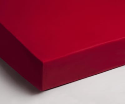 Day Dream hoeslaken - strijkvrij - katoen - 90 x 200 cm - Rood