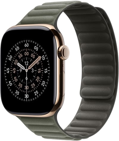 Apple Watch 46mm Magnetic Link: Saliegrijs - M/L