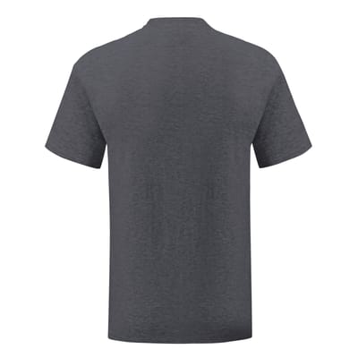 Fruit of the Loom Heren Iconic 150 Heather T-Shirt (Donkere Heide Grijs)