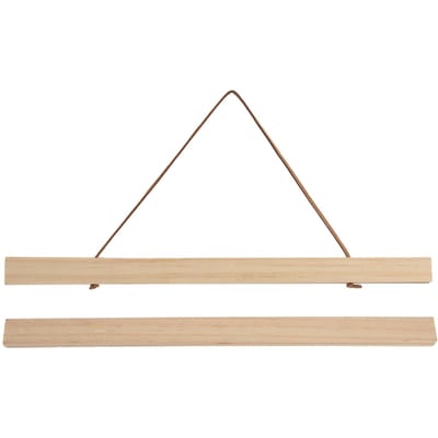 Porte-affiche en bois DIY Cadre suspendu magnétique pour beige