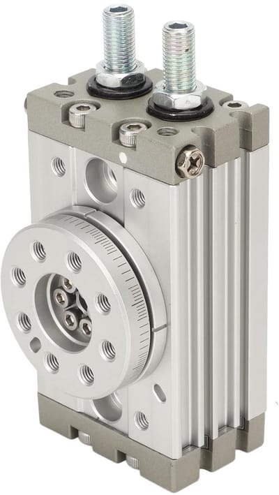 Rotary Pneumatic Cylinder - Rotary Pneumatic Actuator - Hoog Hardheid - Corrosiebestendigheid - 190 Graad Verstelbaar - Stofdicht voor Automatiseringsapparaten