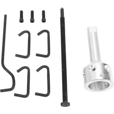 10 PCS Extracteur de Roue de Ventilateur de Moyeu Efficace Retrait Professionnel pour Arbres de Moteur à Entraînement par Courroie de 5/8 pouce ou Moins white