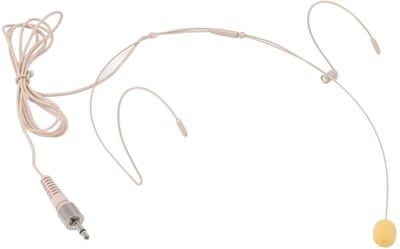 Dailygoods - Dubbele Over-ear Hoofdmicrofoon - Lichtgewicht - Helder Geluid - Draagbaar - Veelzijdig - Geschikt voor Podiumoptredens - Model