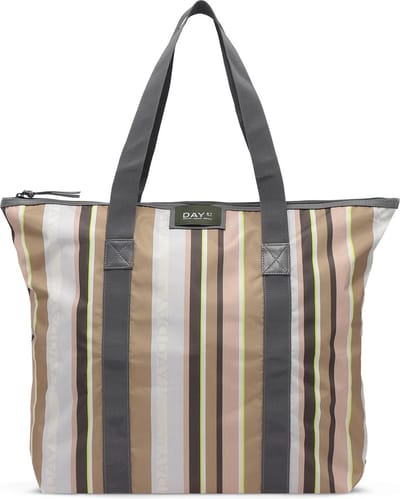 DAY ET Schoudertas Day Gweneth RE-P Stripe Shoulder Bag Tigers Eye Beige Bruine
