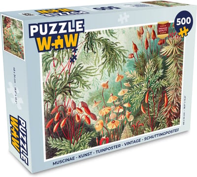 Puzzel Bloemen - Kunst - Vintage - Natuur - Botanisch - Legpuzzel - Puzzel 500 stukjes