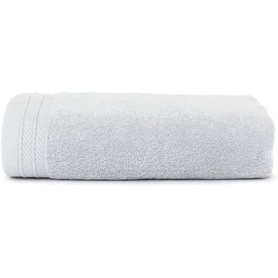 The One Towelling Organic Badlaken - 70 x 140 cm - Hoge vochtopname - Met ophanglus - 550 gr/m² - 100% Organisch katoen - Zilvergrijs