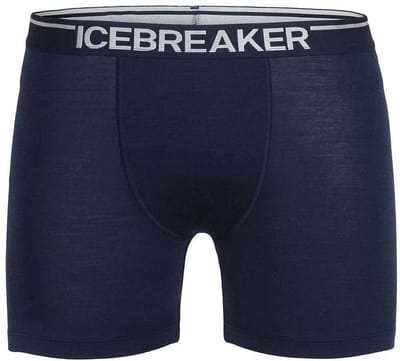 Icebreaker Anatomica Zwemboxers Heren, blauw Maat S