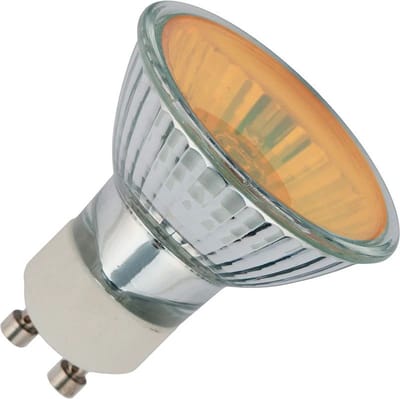 Schiefer GU10 Halogeen Spot | 50W Geel 220V/240V 25° | Ø50mm Dimbaar