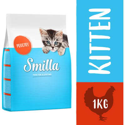 1kg Kitten met Gevogelte Smilla Kattenvoer