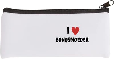 Akyol - i love bonusmoeder Etui - Moeder - de liefste bonusmoeder - moeder cadeautjes - moederdag - verjaardag - geschenk - kado - 20 bij 9 cm