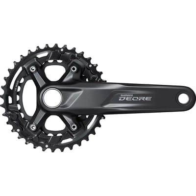Shimano Deore M5100 96/64 Bcd Crankstel Zwart 175 mm / 36/26t