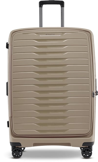STRATIC Novium ML - grote koffer - 75 cm - voorvak - Sand