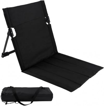 SnelShoppen - Opvouwbare Strandstoelen - Draagbare Strandstoel met Rugleuning - Comfortabele en Duurzame Strandmat - Lichtgewicht Klapstoel voor Campi