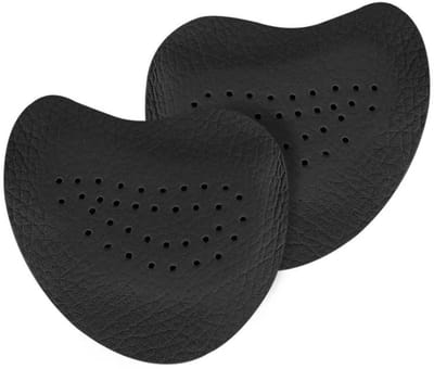 Voorvoet Pads Hoge Hakken – Antislip Inlegzolen voor Sandalen – Zelfklevende Voorvoet Kussens – Pijnverlichtend Teen Support – Schokabsorberende Schoen Inserts – Paar - zwart