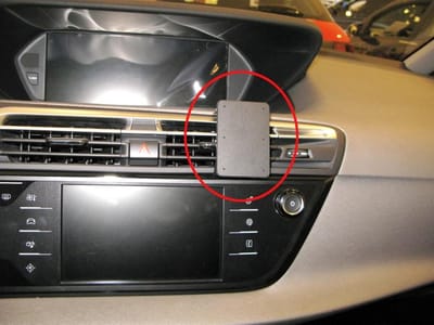 Brodit ProClip houder geschikt voor Citroën C4 (Grand) Picasso II 2013-2018 - Space (Grand) Tourer 2019 - Angled mount