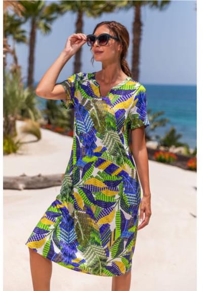 Barandi Ivana Strandjurk met Mouw 2-Ivana Multicolor - maat XL