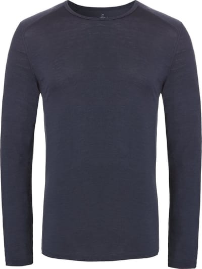 NOMAD® Tech Thermal Longsleeve Heren | Donkergrijs | L | Warme baselayer | Merinowol en polyester mix | Thermische regulatie en vochttransport | Anti-geur