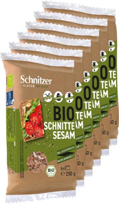Schnitzer | Sesambrood | 6 stuks | 6 x 250 gram