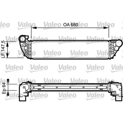 Intercooler VALEO 817828