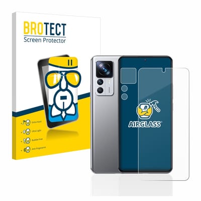 Screenprotector voor Xiaomi 12T Pro (Voor+Camera) Beschermglas transparant