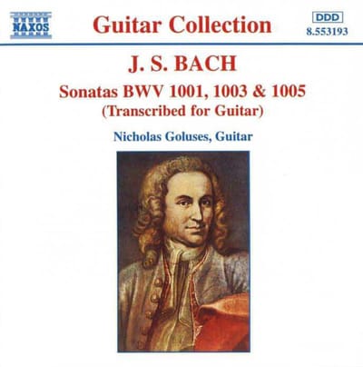 Nicholas Goluses - J.S. Bach: Sonatas For Guitar (CD)