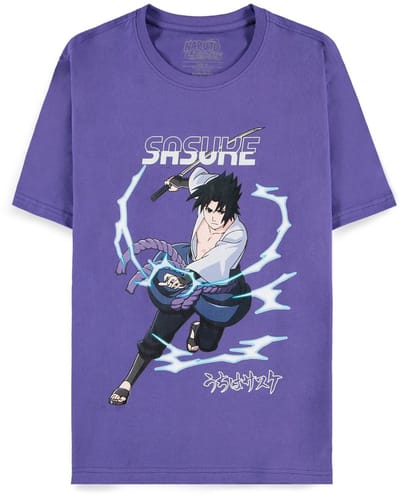 Naruto - Sasuke Heren T-shirt - 2XL - Paars