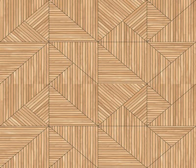 Zelfklevende vinyl muurbekleding op rol per meter - Muursticker voor hoofdbord - ART DECO HOUT - 120x140cm
